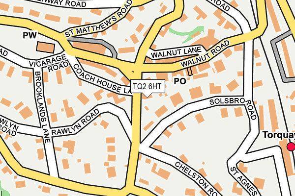 TQ2 6HT map - OS OpenMap – Local (Ordnance Survey)