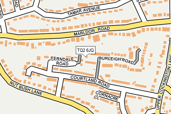 TQ2 6JQ map - OS OpenMap – Local (Ordnance Survey)