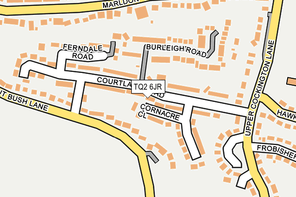 TQ2 6JR map - OS OpenMap – Local (Ordnance Survey)