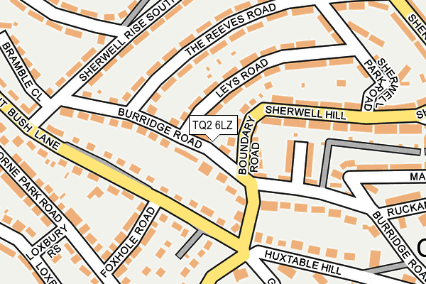 TQ2 6LZ map - OS OpenMap – Local (Ordnance Survey)