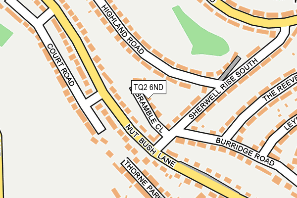TQ2 6ND map - OS OpenMap – Local (Ordnance Survey)