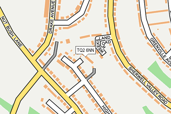 TQ2 6NN map - OS OpenMap – Local (Ordnance Survey)