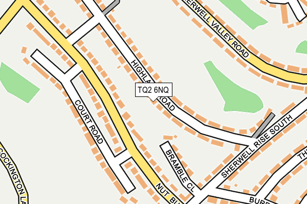 TQ2 6NQ map - OS OpenMap – Local (Ordnance Survey)