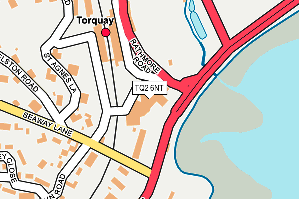 TQ2 6NT map - OS OpenMap – Local (Ordnance Survey)