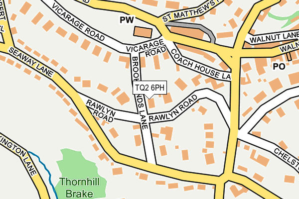 TQ2 6PH map - OS OpenMap – Local (Ordnance Survey)