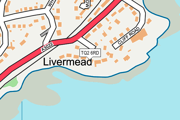 TQ2 6RD map - OS OpenMap – Local (Ordnance Survey)