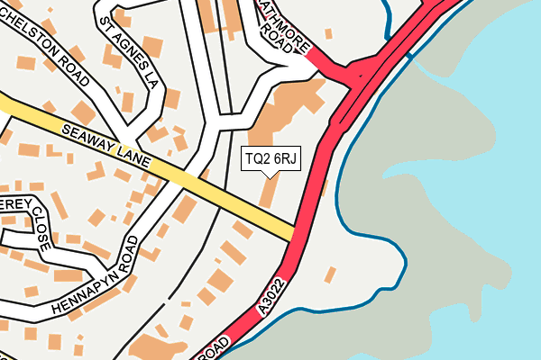 TQ2 6RJ map - OS OpenMap – Local (Ordnance Survey)