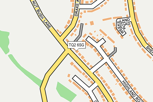 TQ2 6SG map - OS OpenMap – Local (Ordnance Survey)