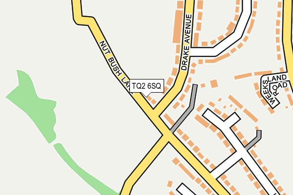 TQ2 6SQ map - OS OpenMap – Local (Ordnance Survey)