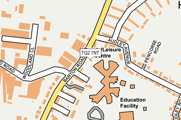 TQ2 7NT map - OS OpenMap – Local (Ordnance Survey)