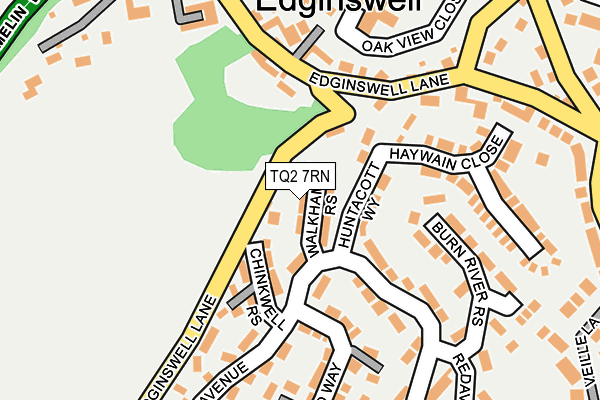 TQ2 7RN map - OS OpenMap – Local (Ordnance Survey)
