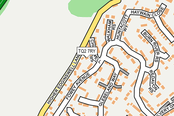 TQ2 7RY map - OS OpenMap – Local (Ordnance Survey)