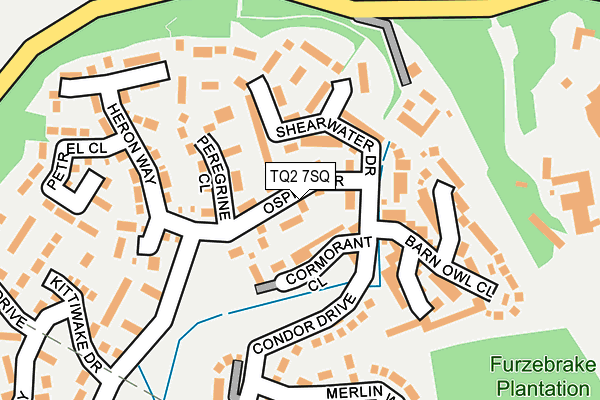 TQ2 7SQ map - OS OpenMap – Local (Ordnance Survey)