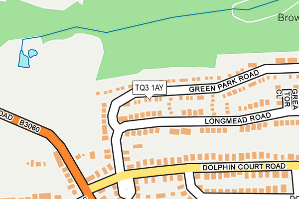TQ3 1AY map - OS OpenMap – Local (Ordnance Survey)