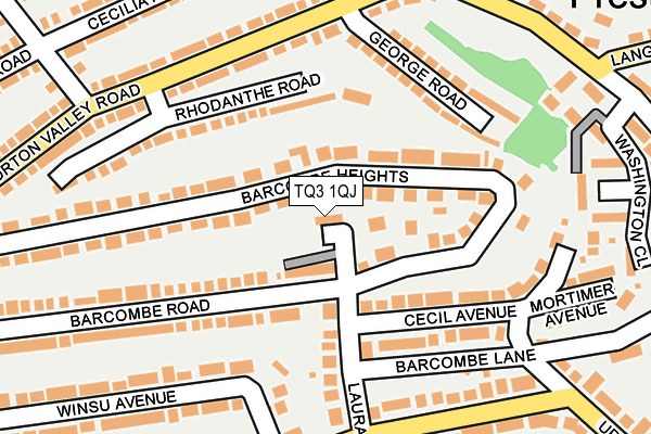 TQ3 1QJ map - OS OpenMap – Local (Ordnance Survey)