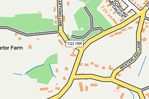 TQ3 1RR map - OS OpenMap – Local (Ordnance Survey)