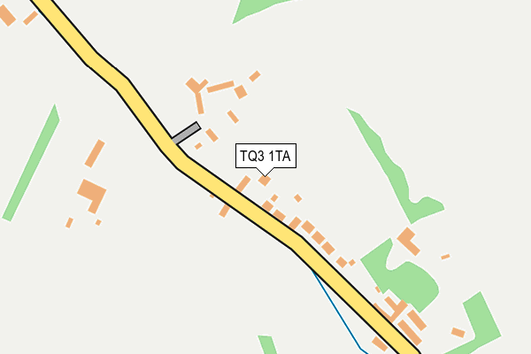 TQ3 1TA map - OS OpenMap – Local (Ordnance Survey)