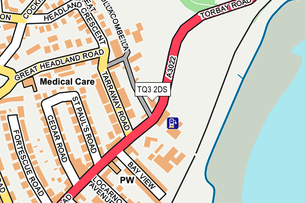 TQ3 2DS map - OS OpenMap – Local (Ordnance Survey)