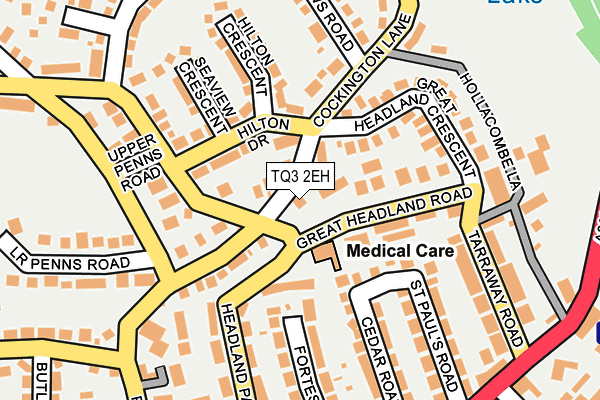 TQ3 2EH map - OS OpenMap – Local (Ordnance Survey)