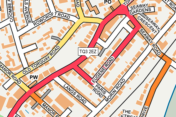 TQ3 2EZ map - OS OpenMap – Local (Ordnance Survey)