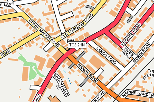 TQ3 2HN map - OS OpenMap – Local (Ordnance Survey)