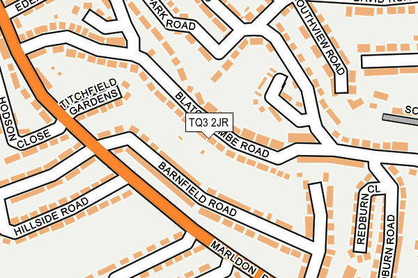 TQ3 2JR map - OS OpenMap – Local (Ordnance Survey)