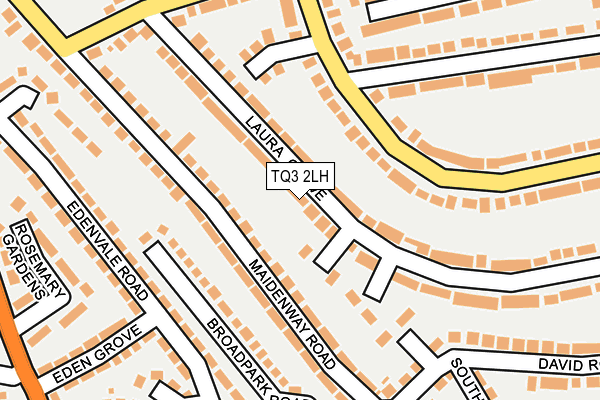 TQ3 2LH map - OS OpenMap – Local (Ordnance Survey)