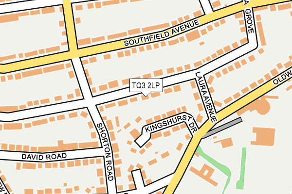 TQ3 2LP map - OS OpenMap – Local (Ordnance Survey)