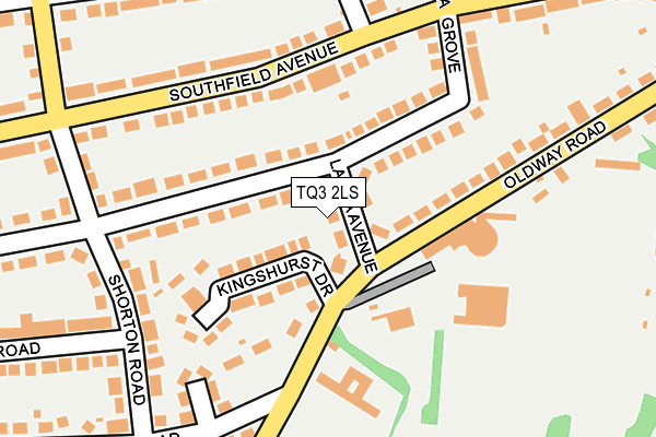 TQ3 2LS map - OS OpenMap – Local (Ordnance Survey)