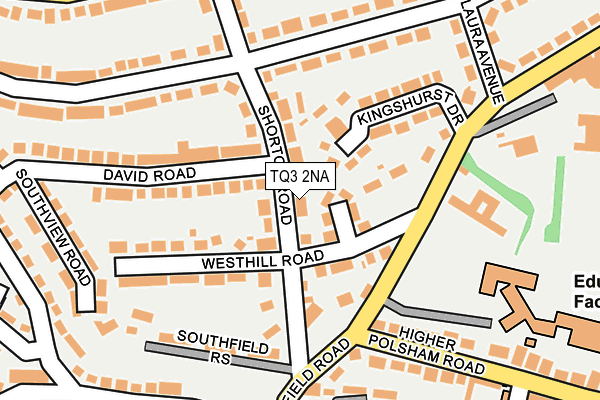 TQ3 2NA map - OS OpenMap – Local (Ordnance Survey)