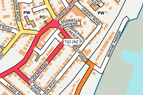TQ3 2NZ map - OS OpenMap – Local (Ordnance Survey)