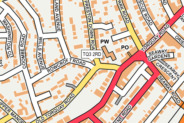 TQ3 2RD map - OS OpenMap – Local (Ordnance Survey)