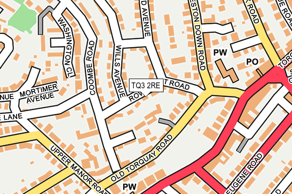 TQ3 2RE map - OS OpenMap – Local (Ordnance Survey)