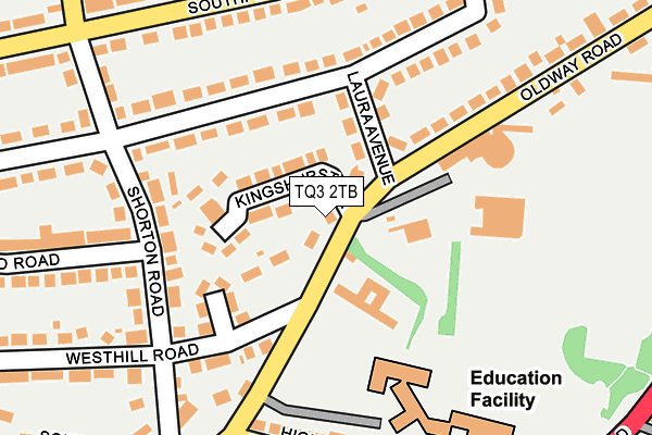 TQ3 2TB map - OS OpenMap – Local (Ordnance Survey)