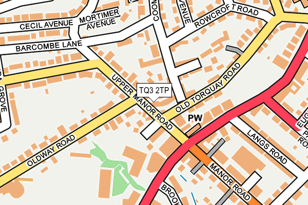 TQ3 2TP map - OS OpenMap – Local (Ordnance Survey)