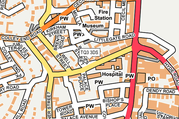 TQ3 3DS map - OS OpenMap – Local (Ordnance Survey)