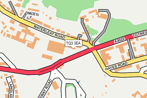 TQ3 3EA map - OS OpenMap – Local (Ordnance Survey)
