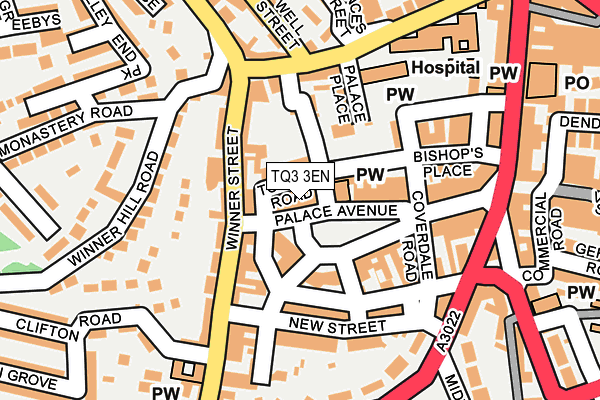 TQ3 3EN map - OS OpenMap – Local (Ordnance Survey)