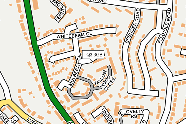 TQ3 3GB map - OS OpenMap – Local (Ordnance Survey)