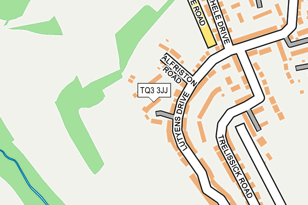 TQ3 3JJ map - OS OpenMap – Local (Ordnance Survey)