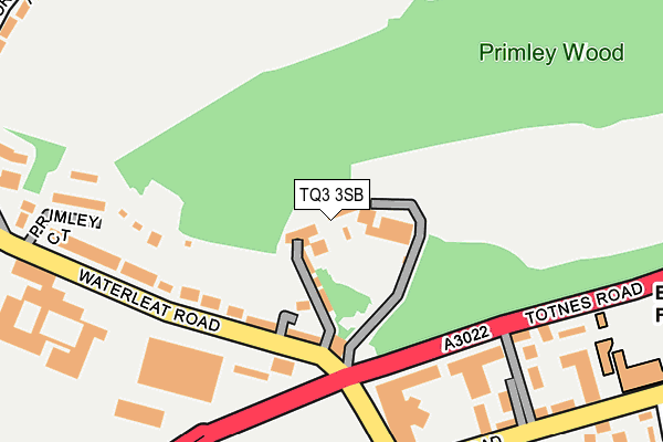 TQ3 3SB map - OS OpenMap – Local (Ordnance Survey)