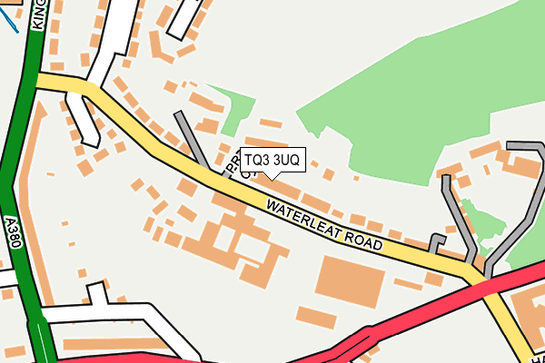 TQ3 3UQ map - OS OpenMap – Local (Ordnance Survey)