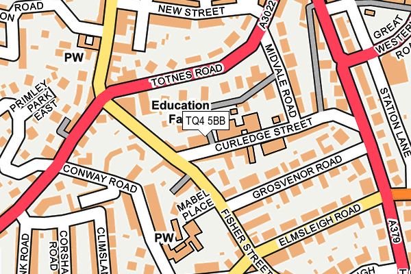 TQ4 5BB map - OS OpenMap – Local (Ordnance Survey)