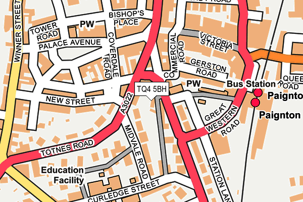 TQ4 5BH map - OS OpenMap – Local (Ordnance Survey)