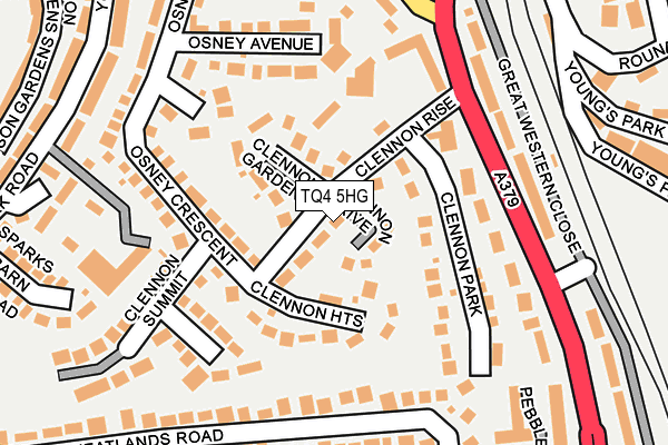 TQ4 5HG map - OS OpenMap – Local (Ordnance Survey)