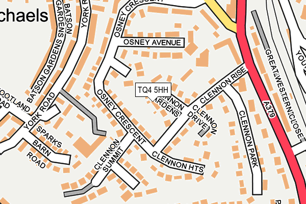 TQ4 5HH map - OS OpenMap – Local (Ordnance Survey)