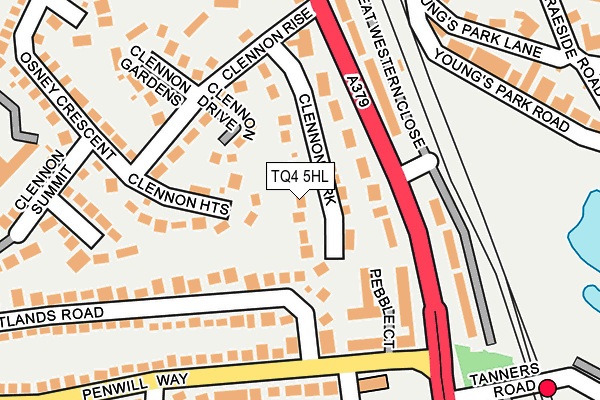 TQ4 5HL map - OS OpenMap – Local (Ordnance Survey)