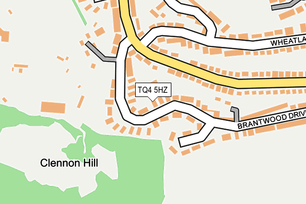 TQ4 5HZ map - OS OpenMap – Local (Ordnance Survey)
