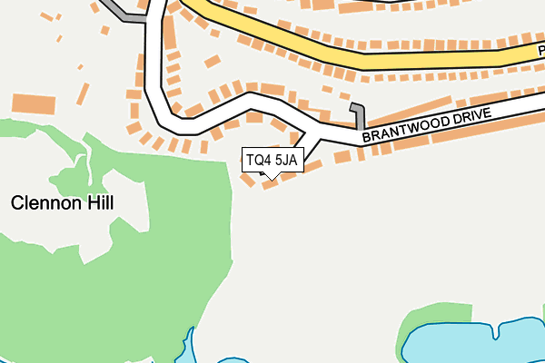 TQ4 5JA map - OS OpenMap – Local (Ordnance Survey)