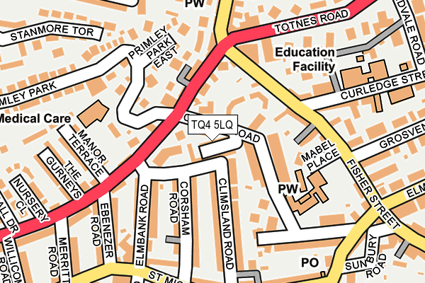 TQ4 5LQ map - OS OpenMap – Local (Ordnance Survey)